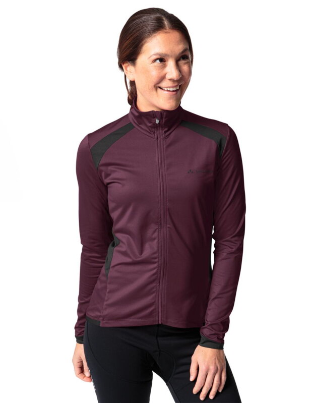 Vaude cyklistický dres Posta LS Tricot, dámsky, cassis Vaude cyklistický dres Posta LS Tricot, dámsky, cassis