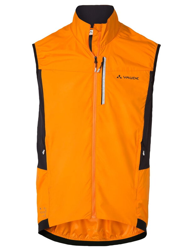 Vaude cyklistická vesta Kuro Air, pánska, oranžovo-čierna (kurkuma) Vaude cyklistická vesta Kuro Air, pánska, oranžovo-čierna (kurkuma)