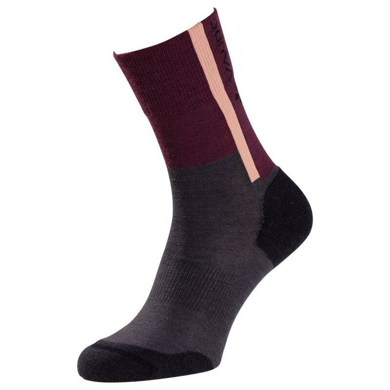 Vaude vlnené ponožky All Year Wool Socks, unisex, cassis uni Vaude vlnené ponožky All Year Wool Socks, unisex, cassis uni