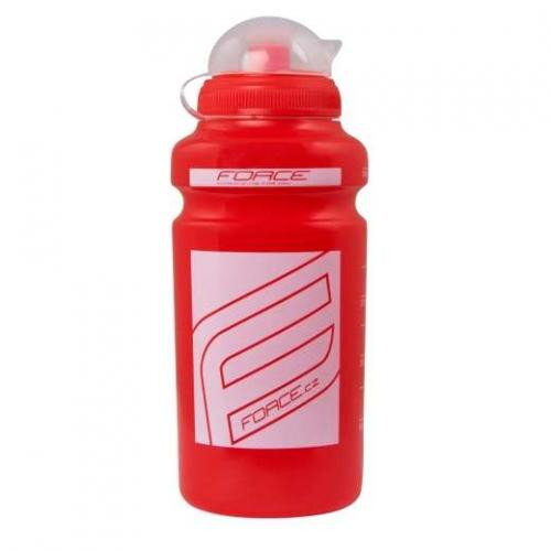 FORCE cyklofľaša "F", 0,5 l, čierno-biela potlač