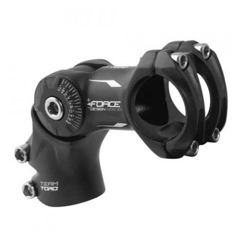 FORCE predstavec TORO, nastaviteľný, Al 31,8 / 80 mm, čierny FORCE predstavec TORO, nastaviteľný, Al 31,8 / 80 mm, čierny