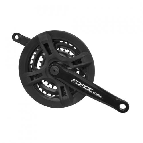 FORCE kľuky C8.1 Fe, 170 mm 42/34 / 24z, čierne FORCE kľuky C8.1 Fe, 170 mm 42/34 / 24z, čierne