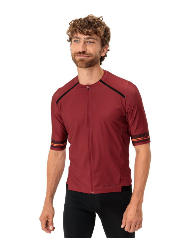 Vaude cyklistický dres Furka FZ II, pánsky, carmine Vaude cyklistický dres Furka FZ II, pánsky, carmine