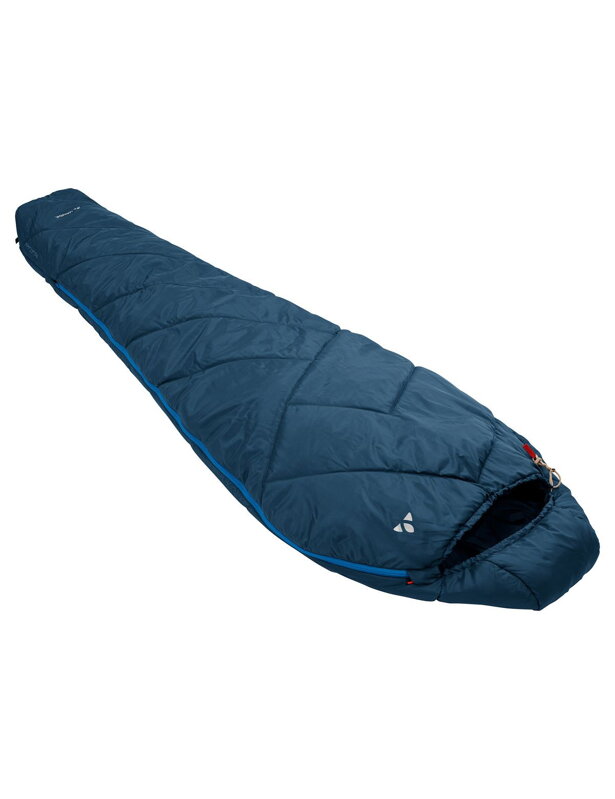 Vaude spací vak Sioux 400 II SYN, baltic blue, ľavý