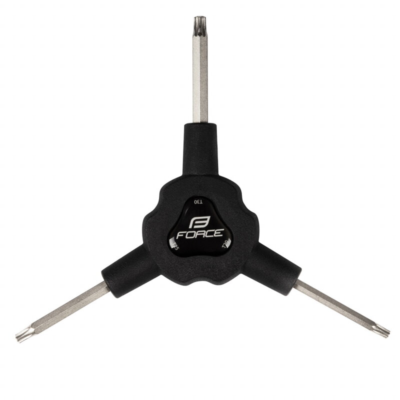 FORCE kľúč Y torx trojstranný T20/ T25/ T30, čierny FORCE kľúč Y torx trojstranný T20/ T25/ T30, čierny