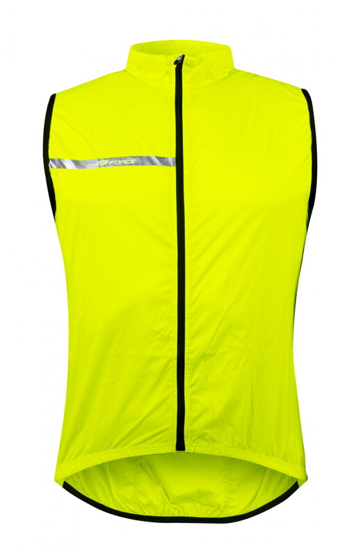 FORCE vesta WINDPRO neprefúkavá, fluo FORCE vesta WINDPRO neprefúkavá, fluo