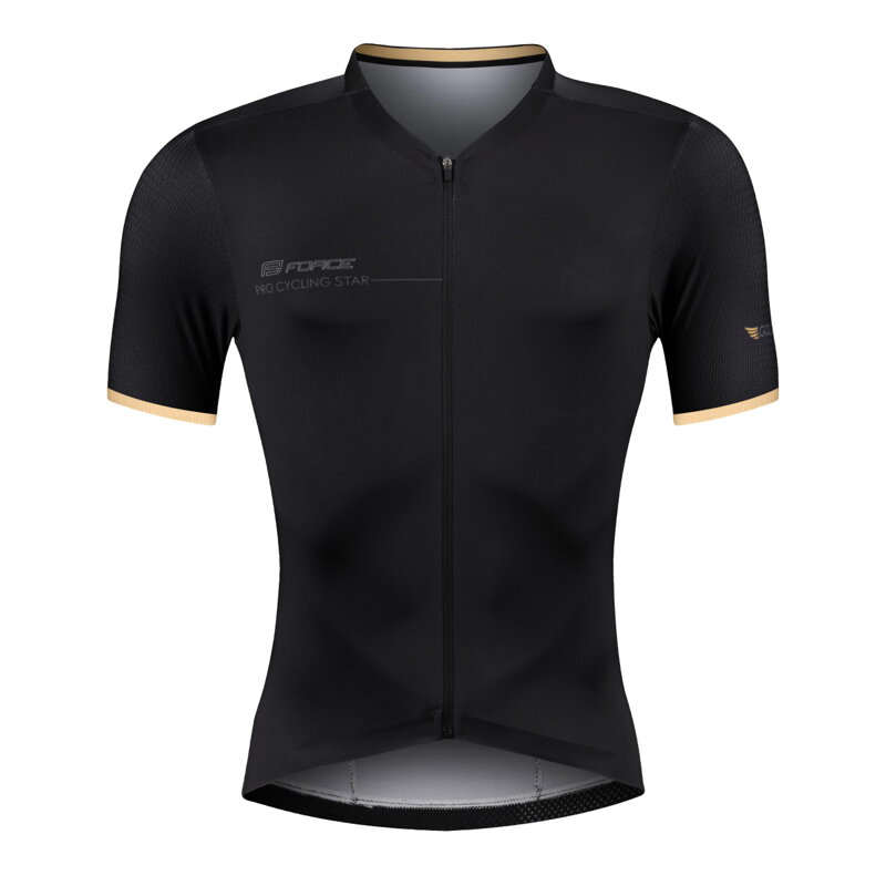 FORCE dres GOLD krátky rukáv, čierno-zlatý FORCE dres GOLD krátky rukáv, čierno-zlatý