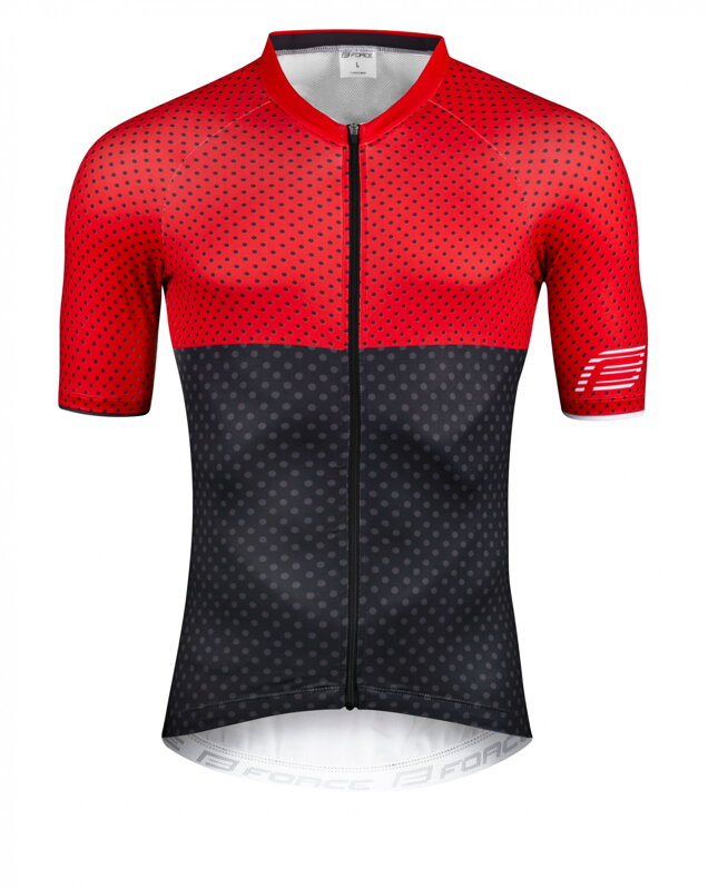 Force dres POINTS, krátky rukáv, červeno-šedý Force dres POINTS, krátky rukáv, červeno-šedý