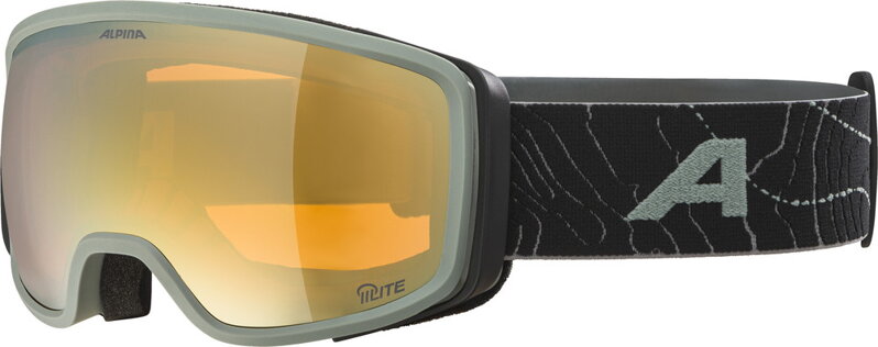 ALPINA Lyžiarske okuliare BIVIO willow-green matt Q-LITE gold ALPINA Lyžiarske okuliare BIVIO willow-green matt Q-LITE gold