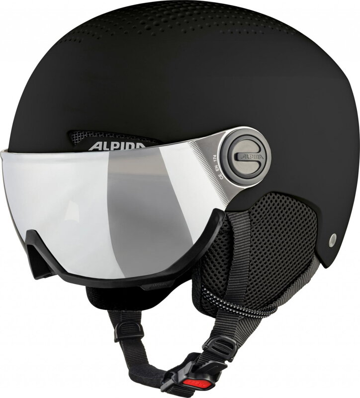 ALPINA Lyžiarska prilba ARBER VISOR čierna mat ALPINA Lyžiarska prilba ARBER VISOR čierna mat