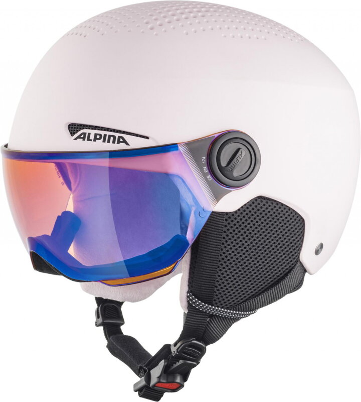 ALPINA Juniorská lyžiarska prilba ZUPO VISOR ružová matná ALPINA Juniorská lyžiarska prilba ZUPO VISOR ružová matná