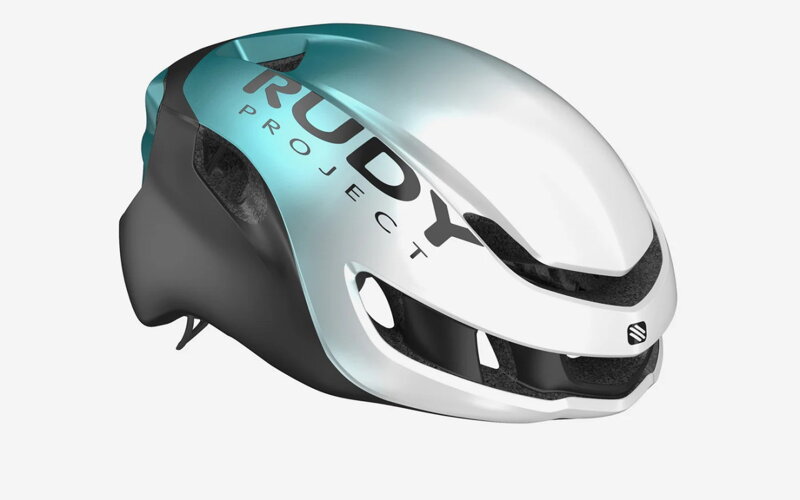 RUDY PROJECT cyklistická prilba NYTRON , PEARL/EMERALD/BLACK METAL MATTE