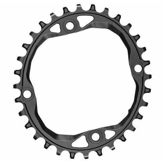 absoluteBLACK Oval 104BCD pre SH 12spd čierny absoluteBLACK Oval 104BCD pre SH 12spd čierny