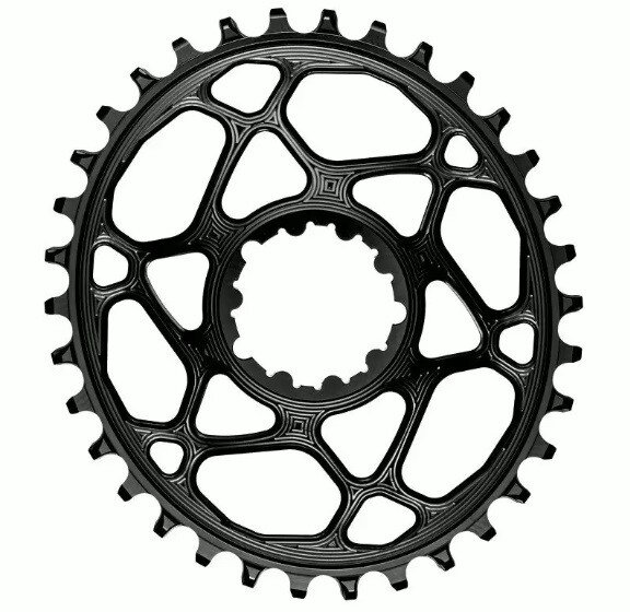 absoluteBLACK SRAM OVAL 6 offset čierny absoluteBLACK SRAM OVAL 6 offset čierny