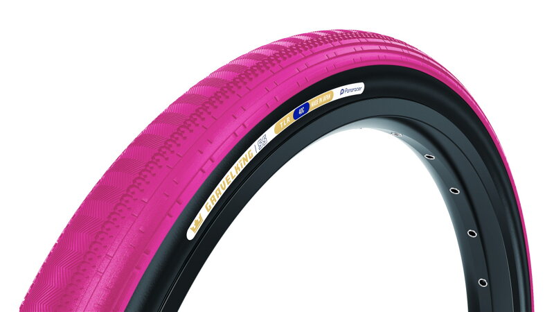 PANARACER Plášť Gravelking SS, kevlar. pätka, ružovo-čierny PANARACER Plášť Gravelking SS, kevlar. pätka, ružovo-čierny