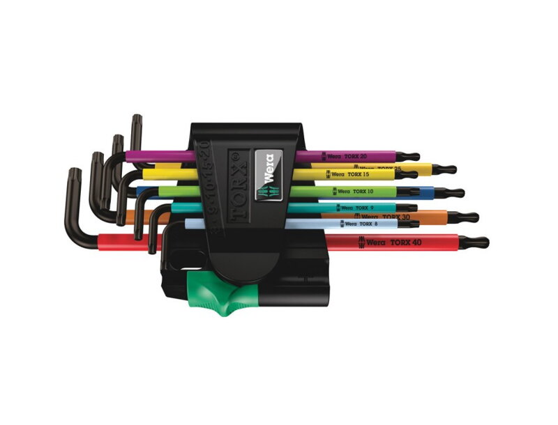 Wera sada kľúčov 967/9 TX BO Multicolour, so zásobníkom, 9ks