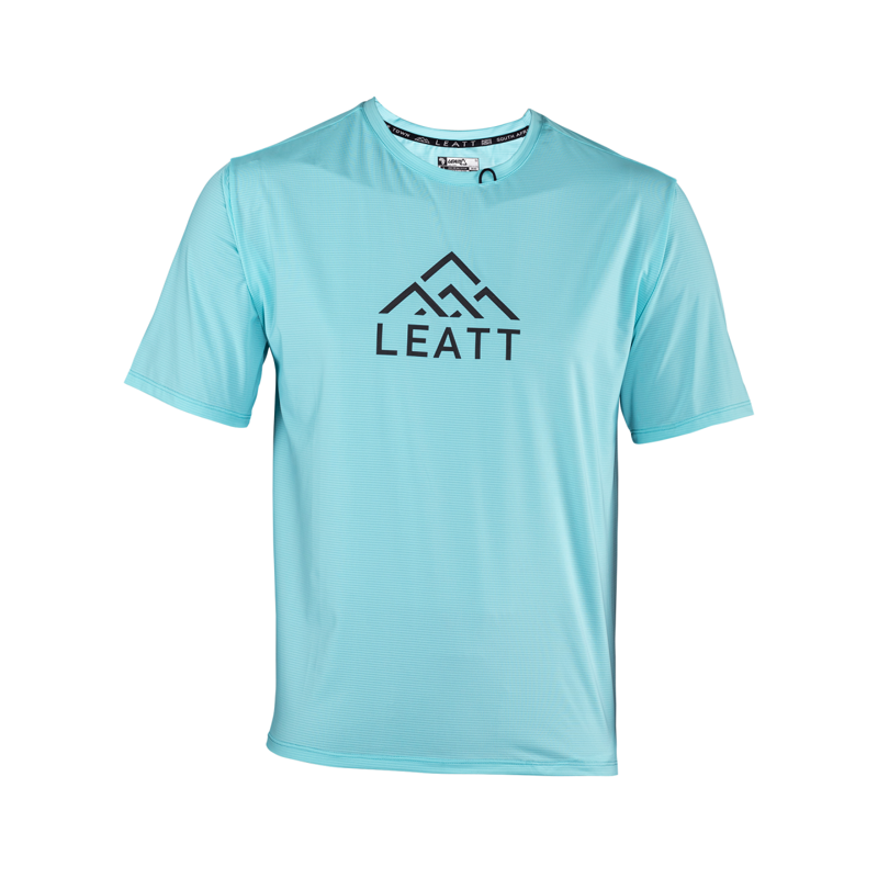 Leatt dres s krátkym rukávom MTB Trail 1.0 X-Flow, pánsky, aqua Leatt dres s krátkym rukávom MTB Trail 1.0 X-Flow, pánsky, aqua