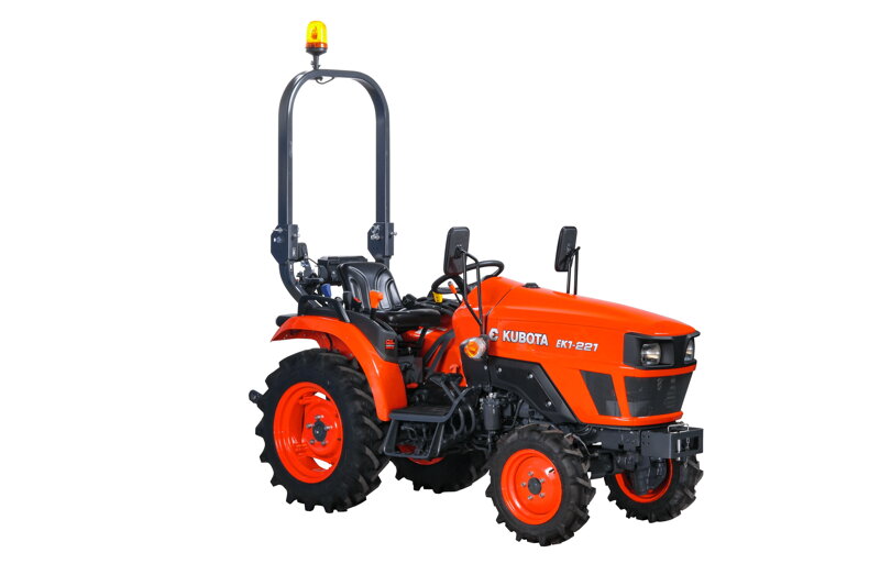 Traktor Kubota EK1221DT, pluh, rotavátor Traktor Kubota EK1221DT, pluh, rotavátor